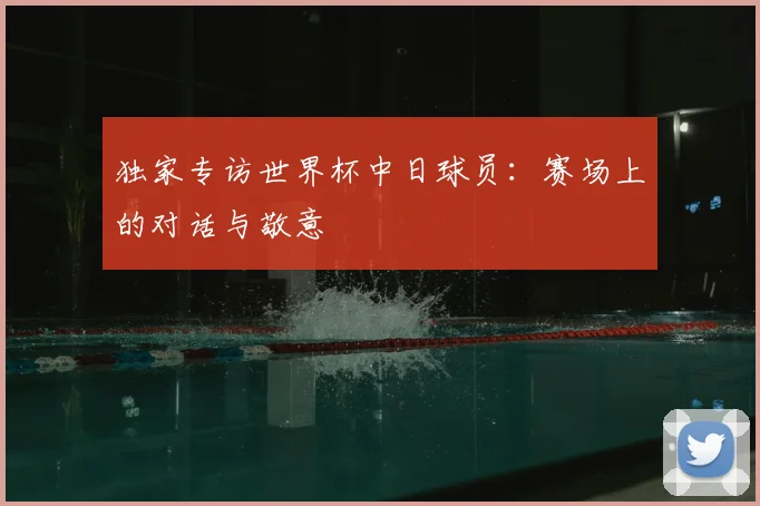 独家专访世界杯中日球员：赛场上的对话与敬意